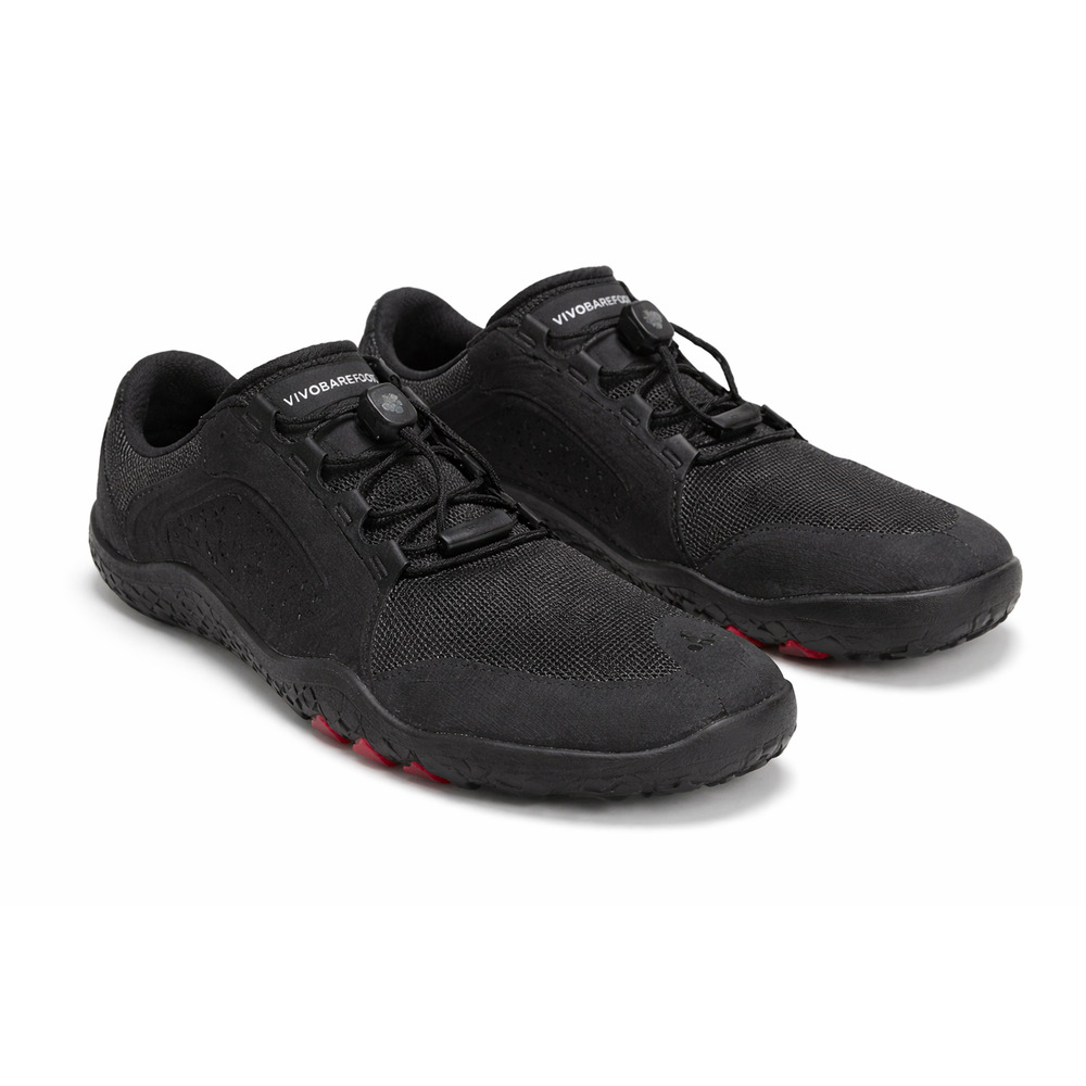 Vivobarefoot Primus Trail FG Mens US9 Black Minimalist Barefoot Running Shoes